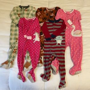 Toddler Girls Footie Bundle